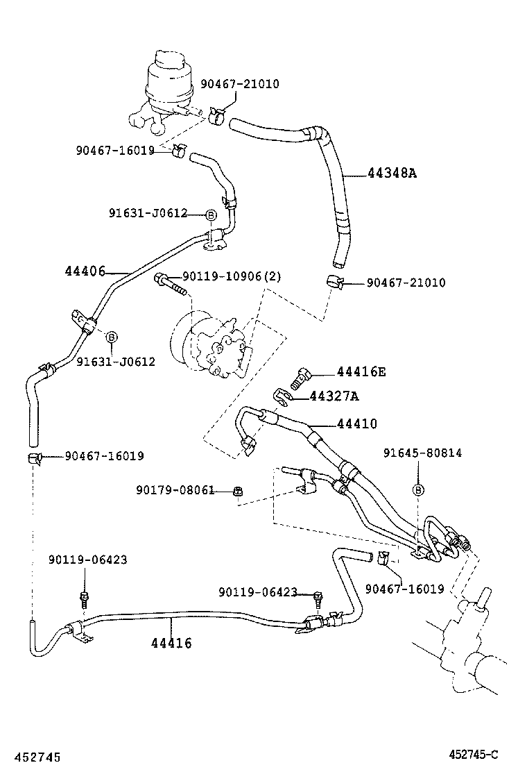  CAMRY JPP |  POWER STEERING TUBE