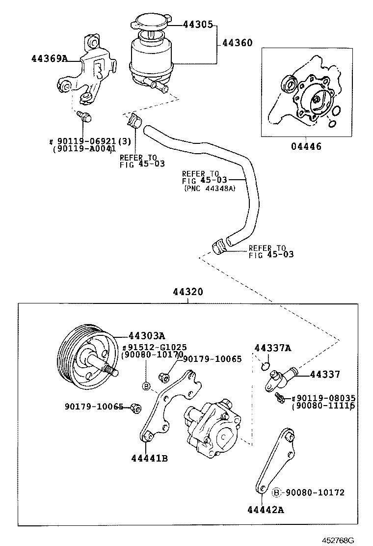 CAMRY JPP |  VANE PUMP RESERVOIR POWER STEERING