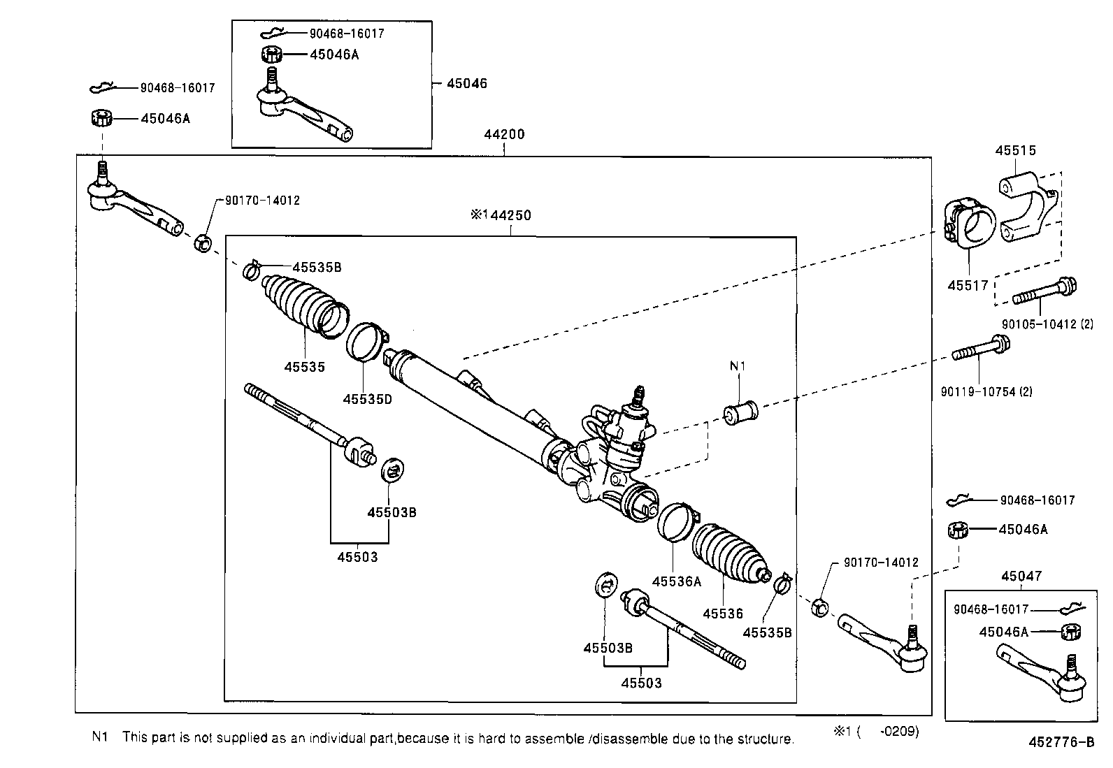  IS300 |  FRONT STEERING GEAR LINK