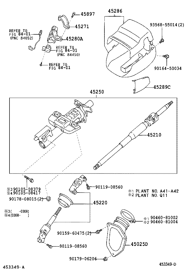  ES300 330 |  STEERING COLUMN SHAFT