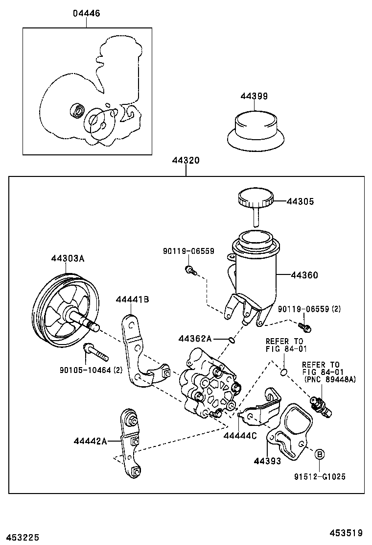  SCION XB |  VANE PUMP RESERVOIR POWER STEERING