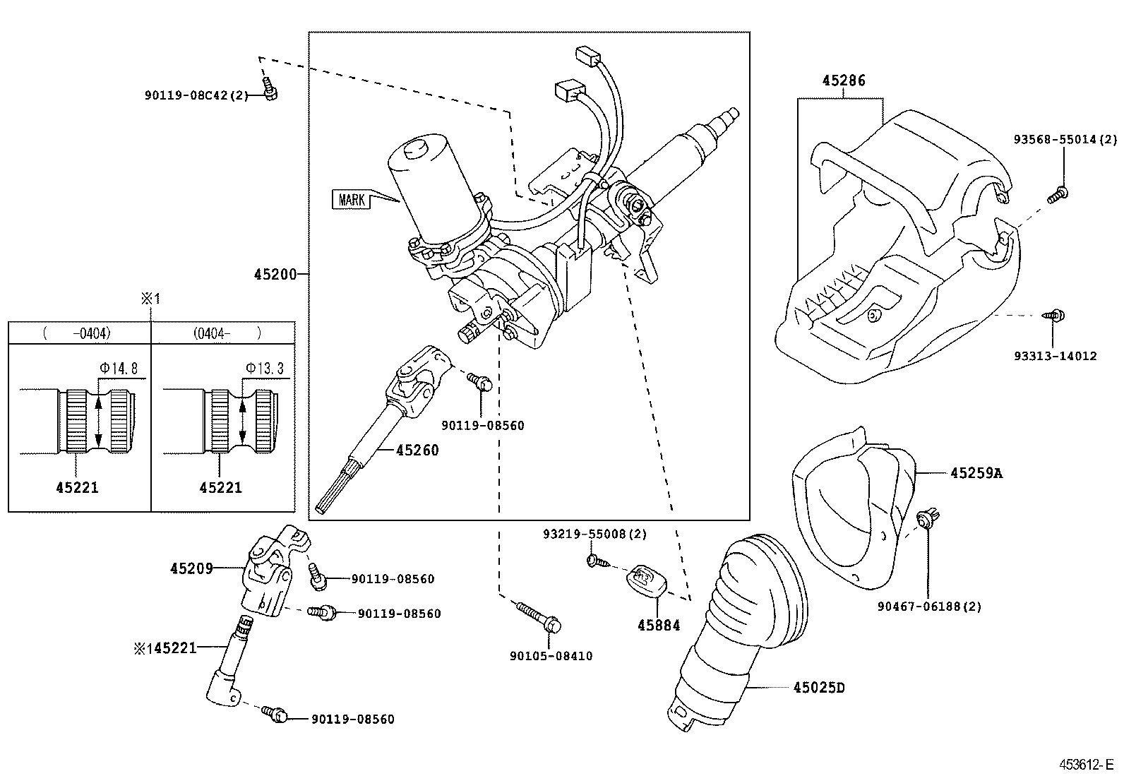  PRIUS |  STEERING COLUMN SHAFT