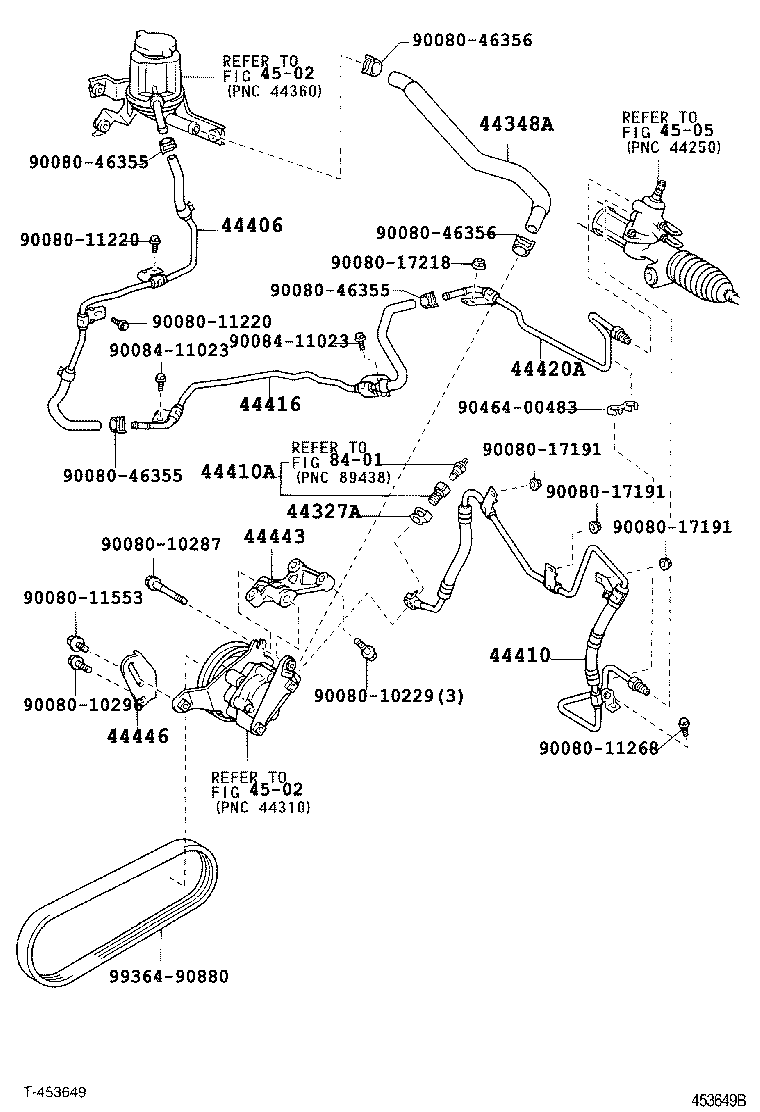  RX330 350 NAP |  POWER STEERING TUBE