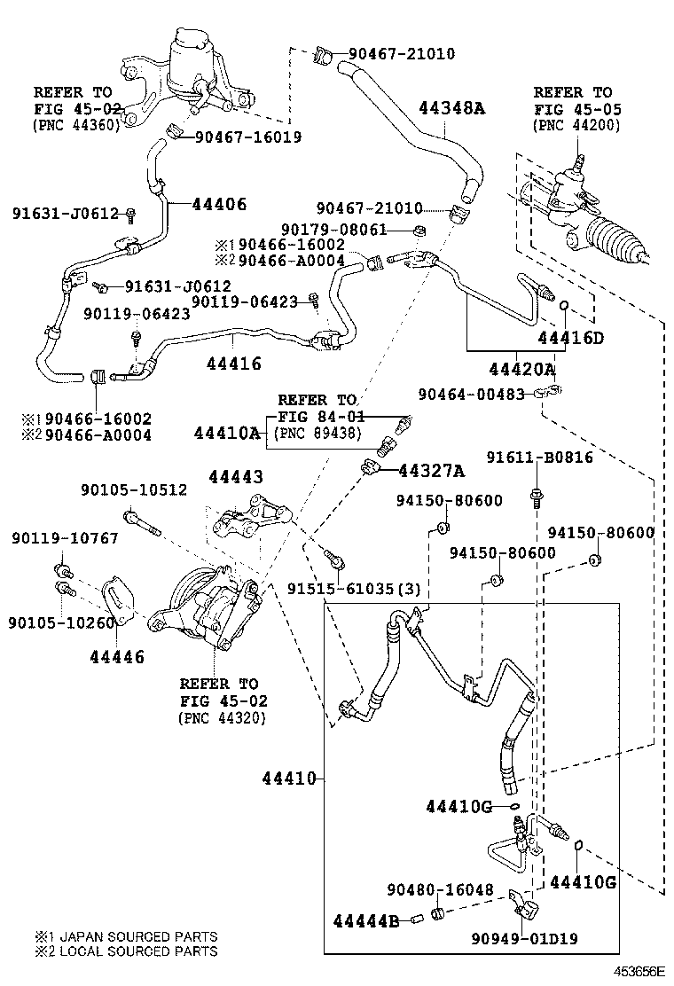  HIGHLANDER |  POWER STEERING TUBE