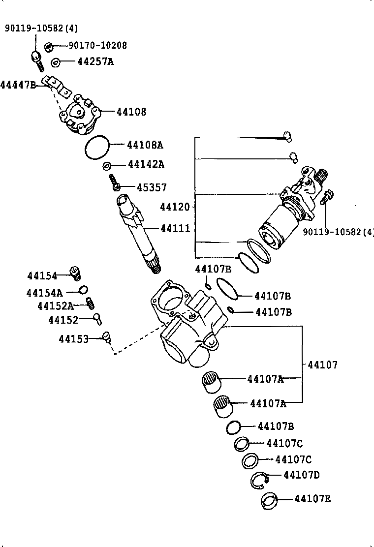  4 RUNNER TRUCK |  FRONT STEERING GEAR LINK