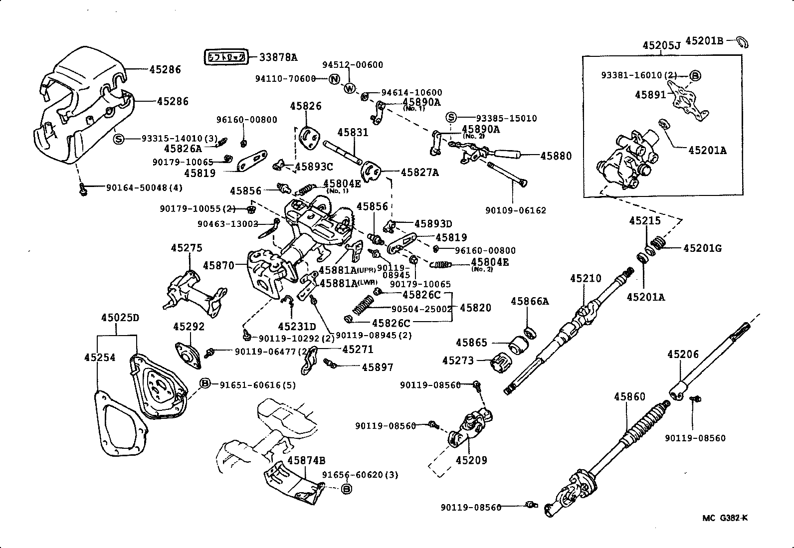 4 RUNNER TRUCK |  STEERING COLUMN SHAFT