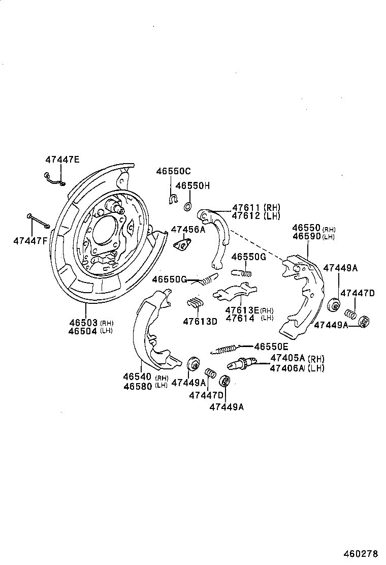  AVALON |  PARKING BRAKE CABLE
