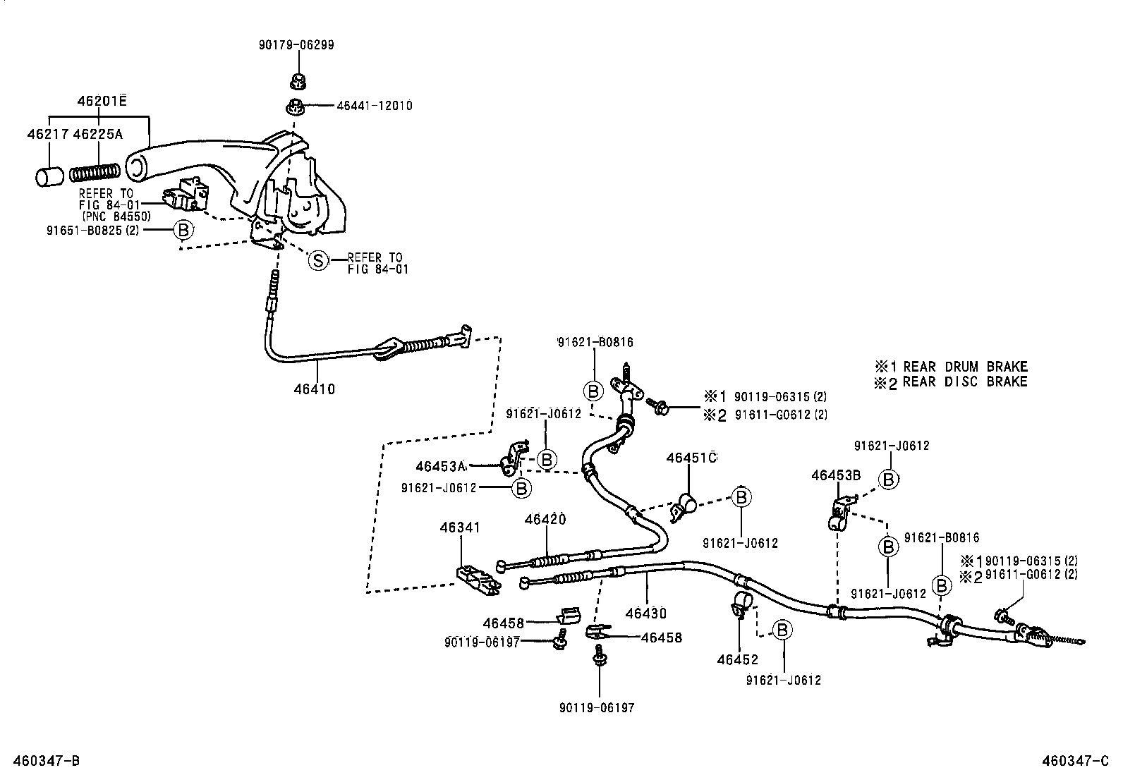  RAV4 |  PARKING BRAKE CABLE