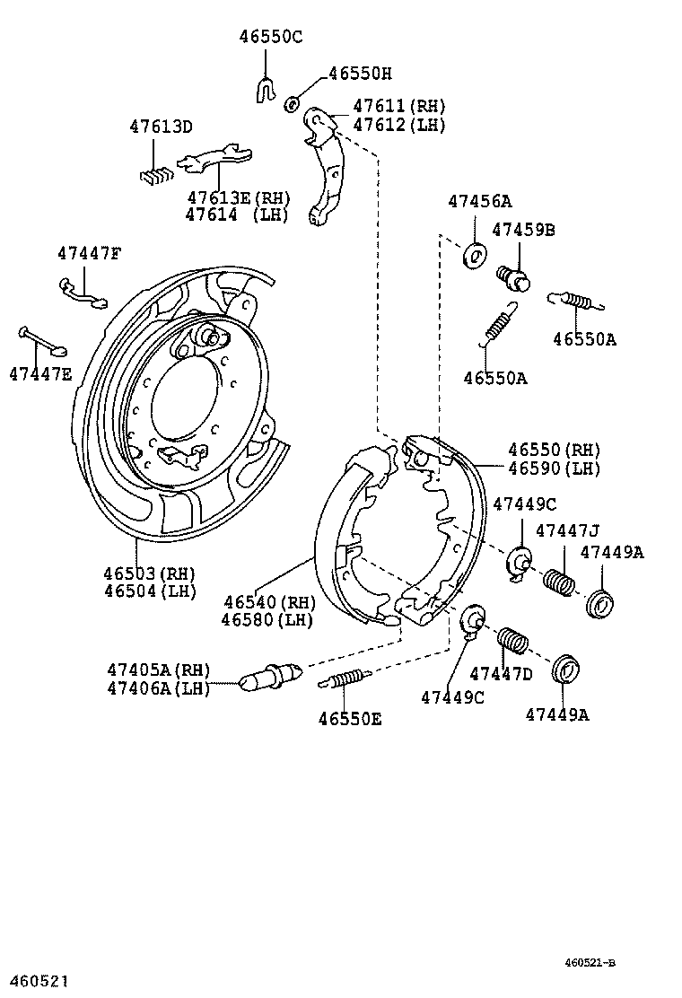  SIENNA |  PARKING BRAKE CABLE