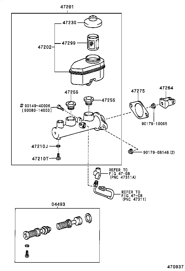  AVALON |  BRAKE MASTER CYLINDER