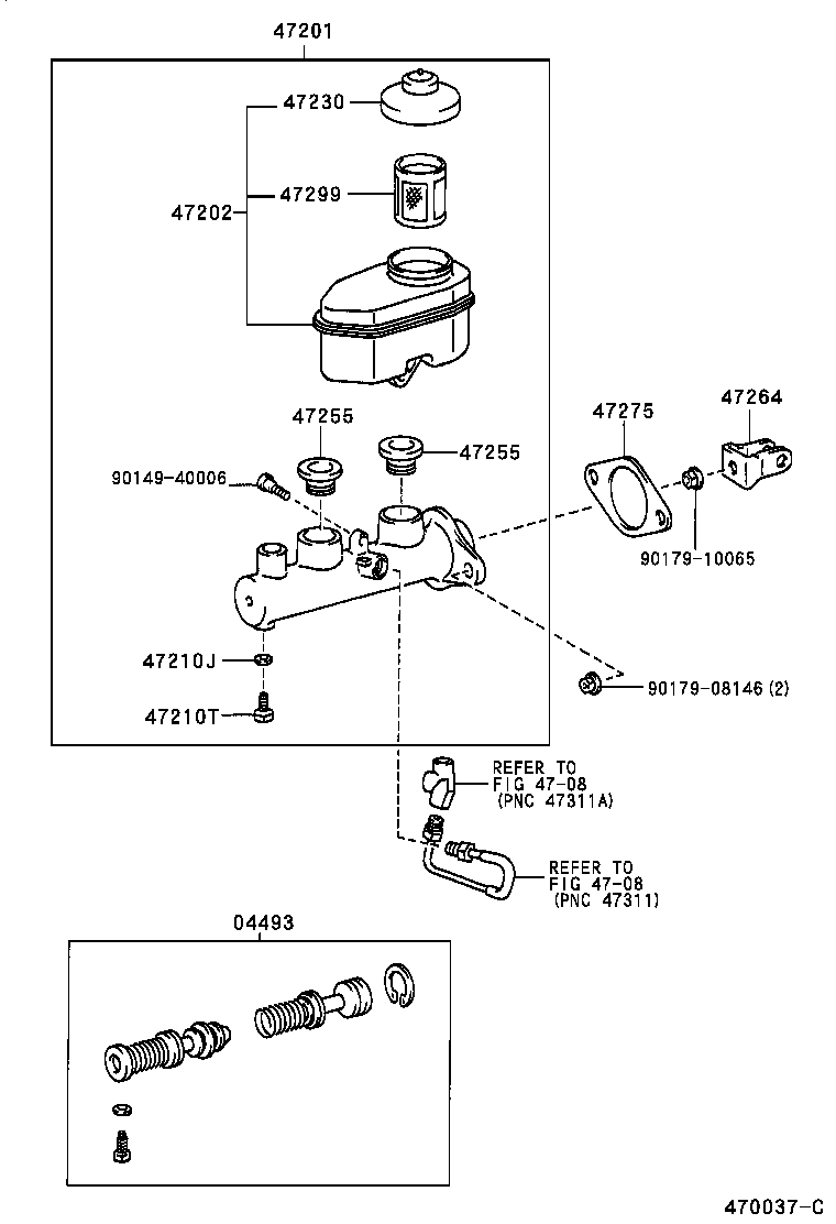  SOLARA |  BRAKE MASTER CYLINDER