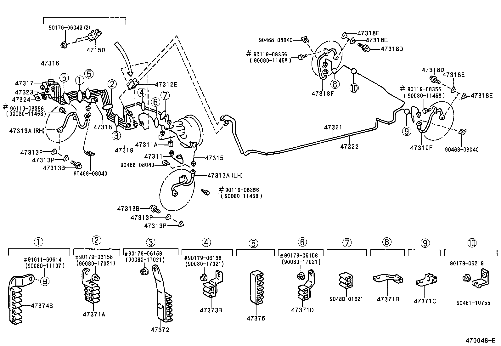  CAMRY NAP |  BRAKE TUBE CLAMP