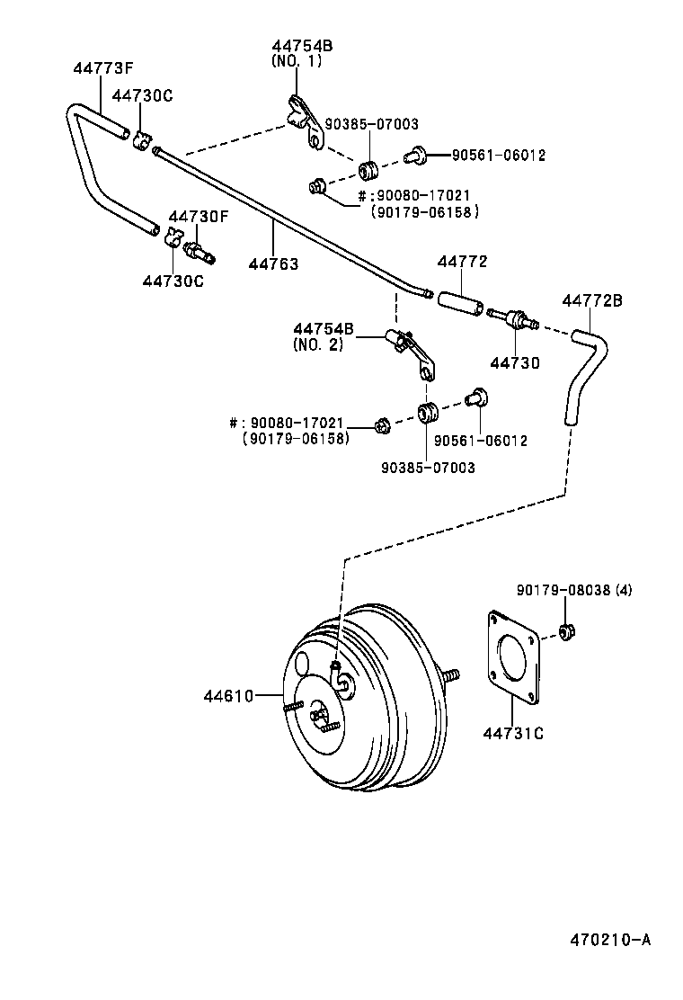  CAMRY NAP |  BRAKE BOOSTER VACUUM TUBE