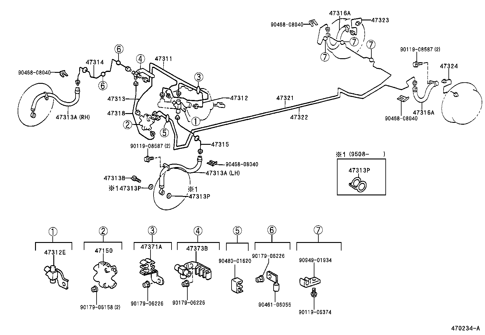  CELICA |  BRAKE TUBE CLAMP