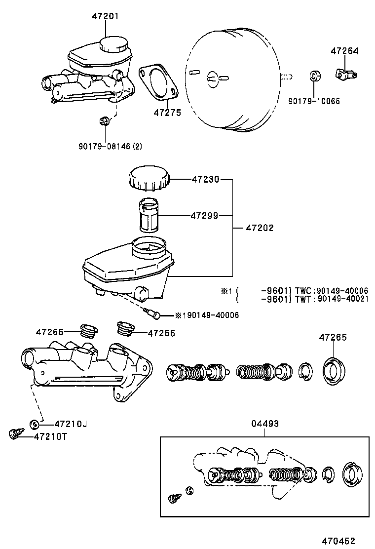  SUPRA |  BRAKE MASTER CYLINDER