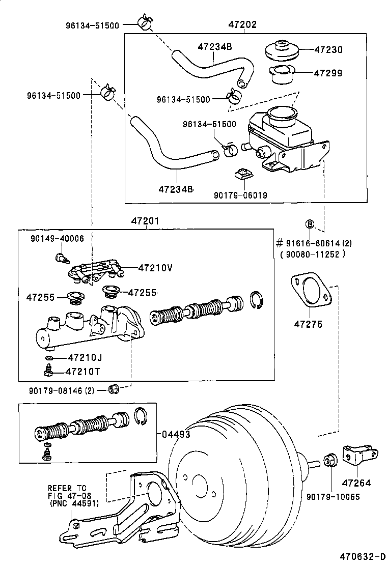  SIENNA |  BRAKE MASTER CYLINDER