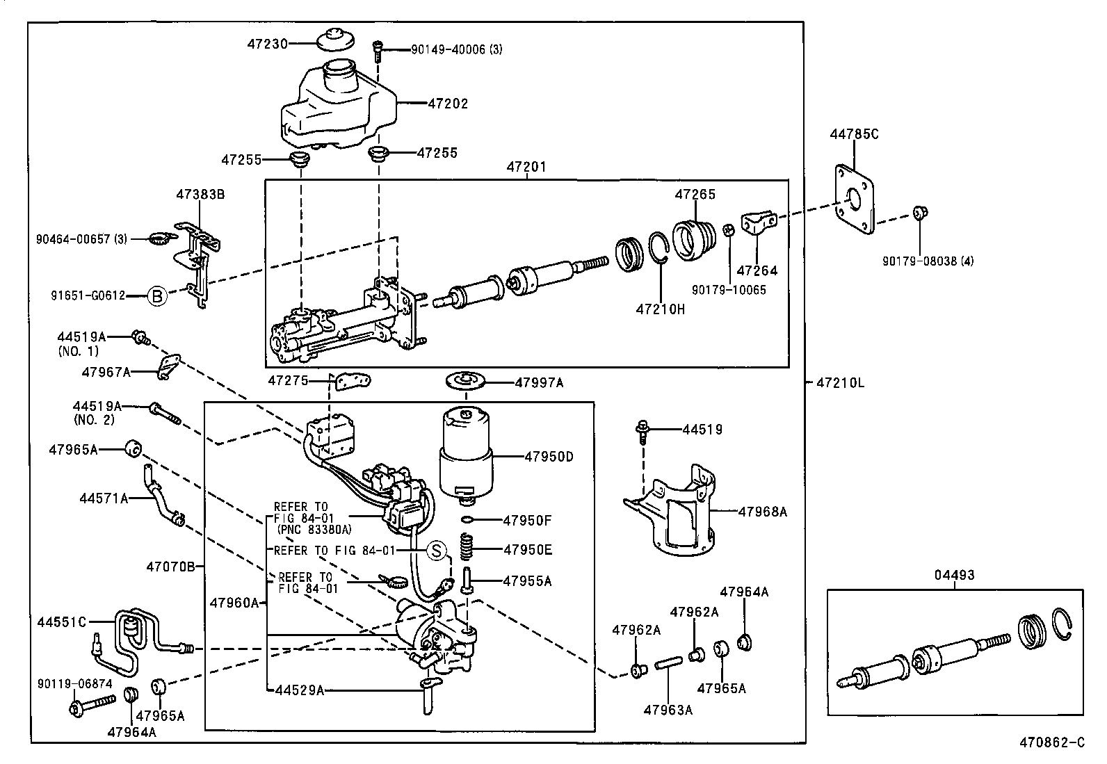  RAV4 EV |  BRAKE MASTER CYLINDER