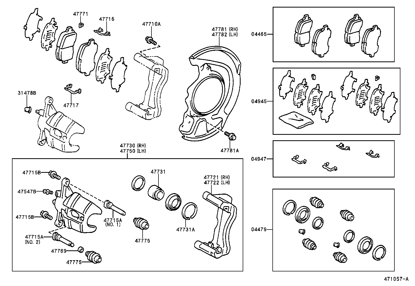  RX300 |  FRONT DISC BRAKE CALIPER DUST COVER