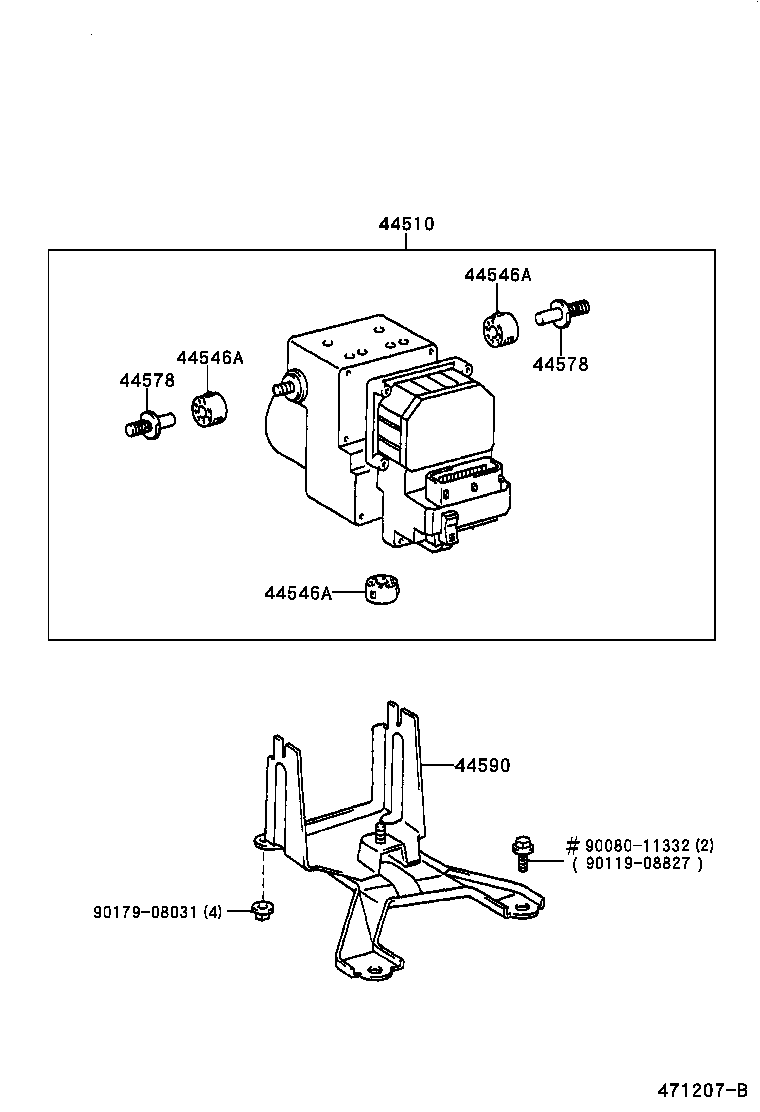  SOLARA |  BRAKE TUBE CLAMP