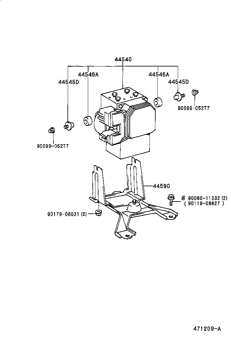  SOLARA |  BRAKE TUBE CLAMP