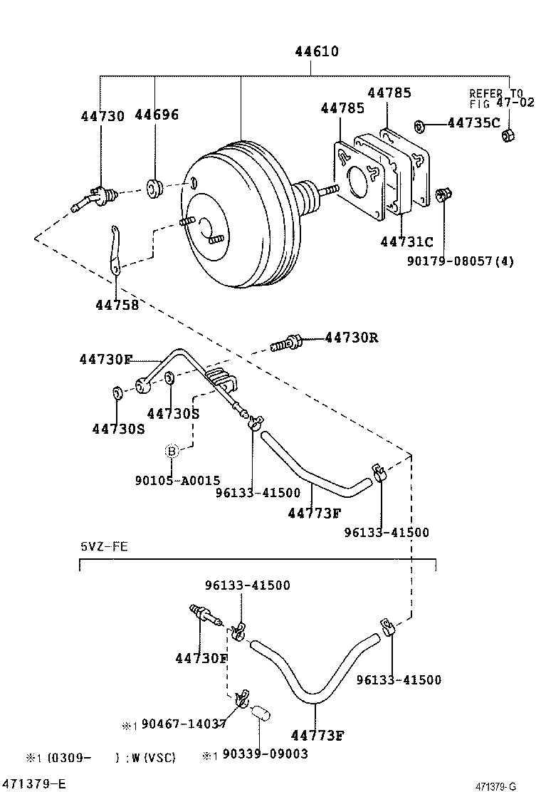  TUNDRA |  BRAKE BOOSTER VACUUM TUBE