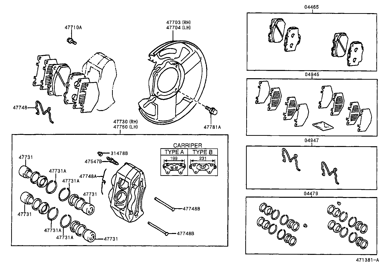  TUNDRA |  FRONT DISC BRAKE CALIPER DUST COVER