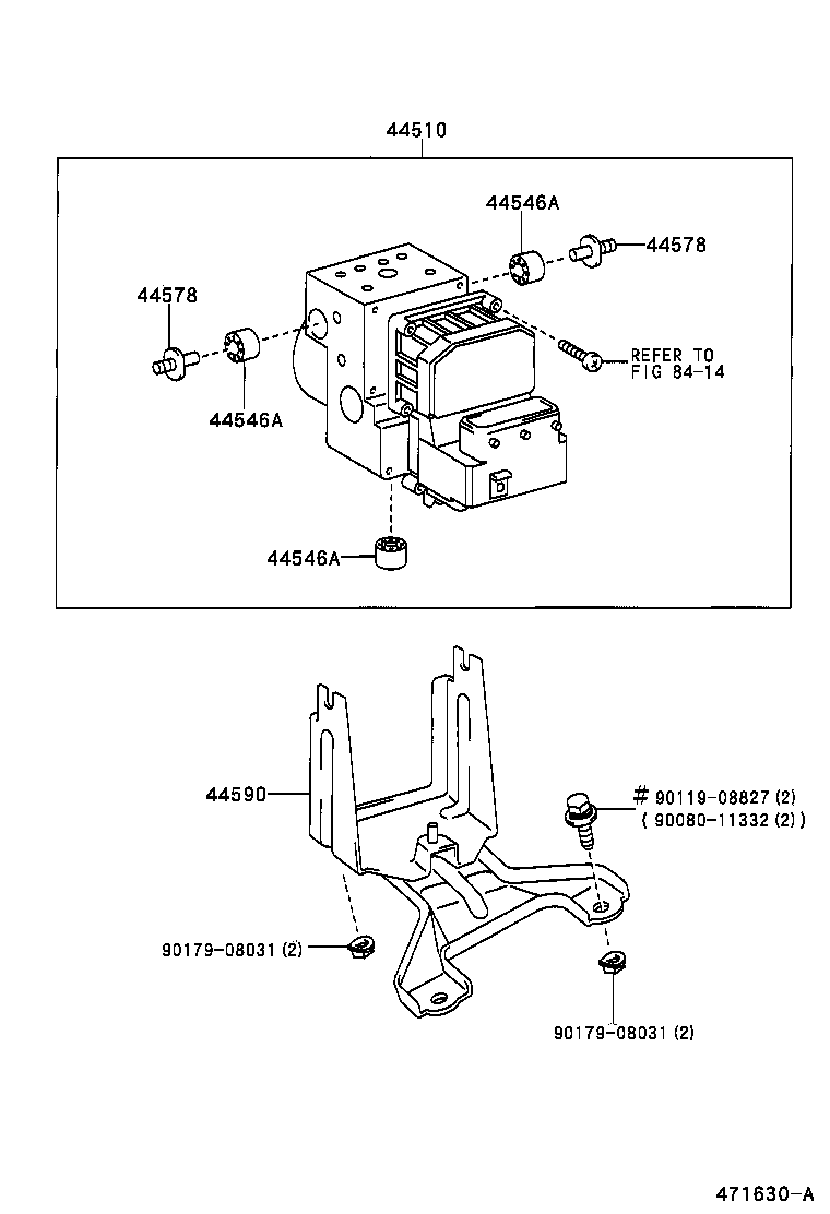  CAMRY NAP |  BRAKE TUBE CLAMP