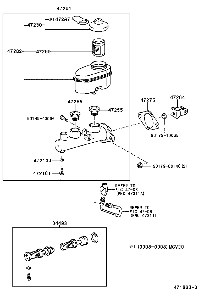  CAMRY JPP |  BRAKE MASTER CYLINDER