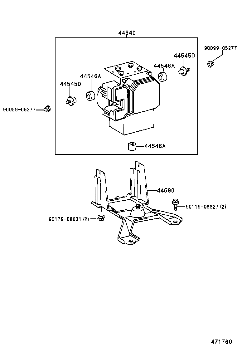  CAMRY JPP |  BRAKE TUBE CLAMP
