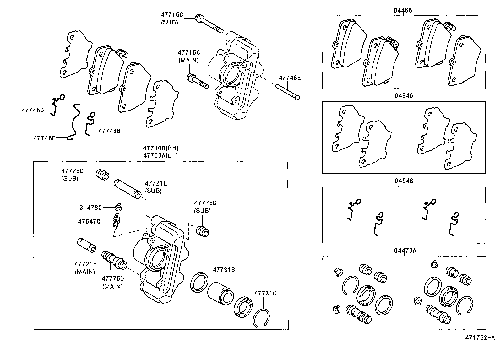  CELICA |  REAR DISC BRAKE CALIPER DUST COVER