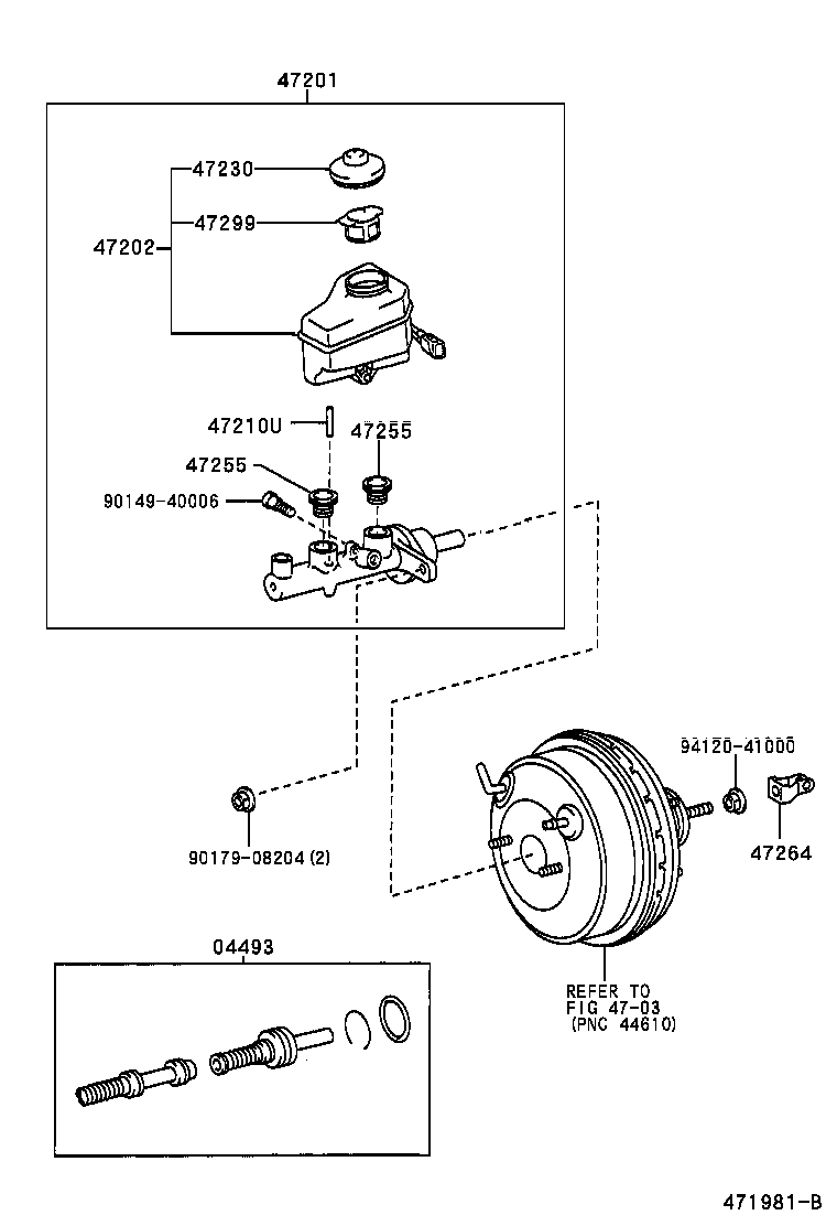  AVALON |  BRAKE MASTER CYLINDER