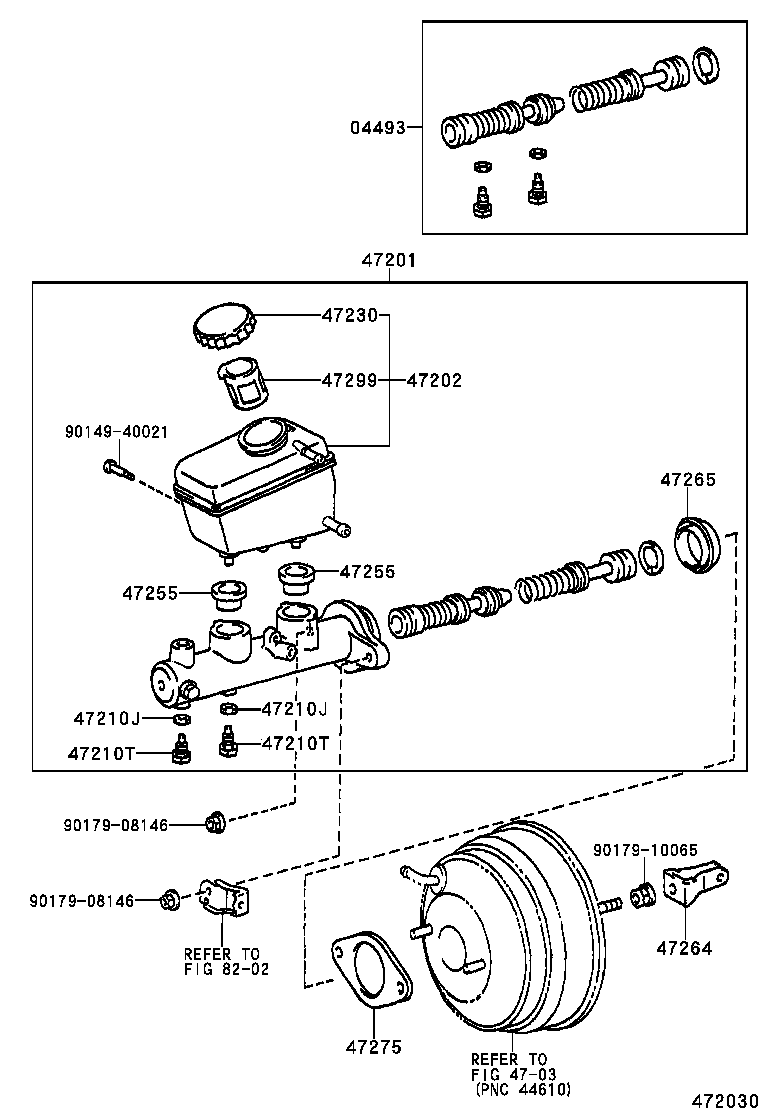  IS300 |  BRAKE MASTER CYLINDER