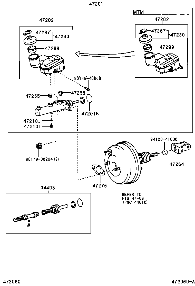  RAV4 |  BRAKE MASTER CYLINDER