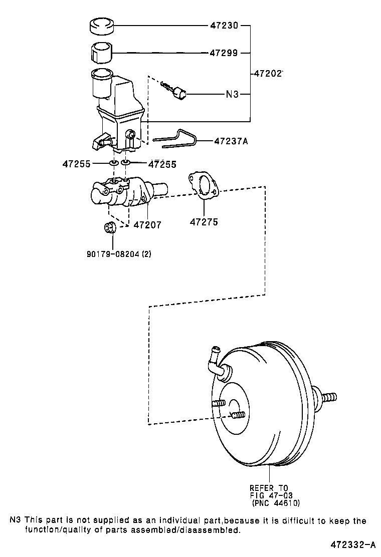  HIGHLANDER |  BRAKE MASTER CYLINDER