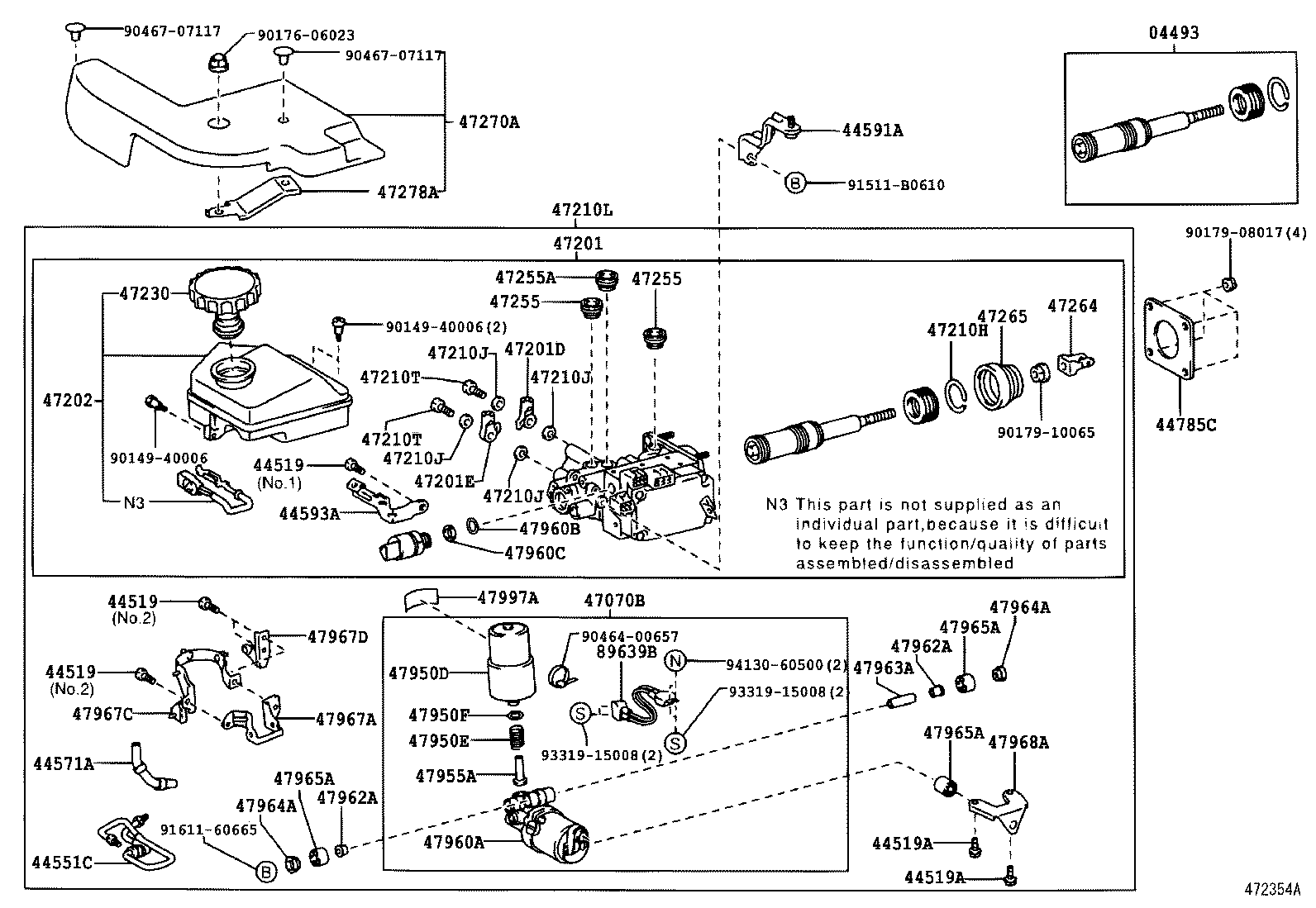  SC430 |  BRAKE MASTER CYLINDER