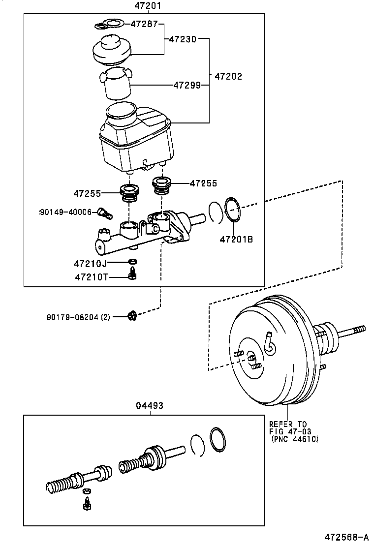  ES300 330 |  BRAKE MASTER CYLINDER
