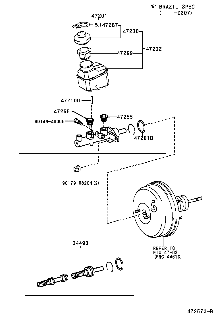 ES300 330 |  BRAKE MASTER CYLINDER