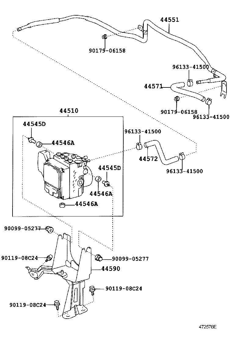  CAMRY JPP |  BRAKE TUBE CLAMP