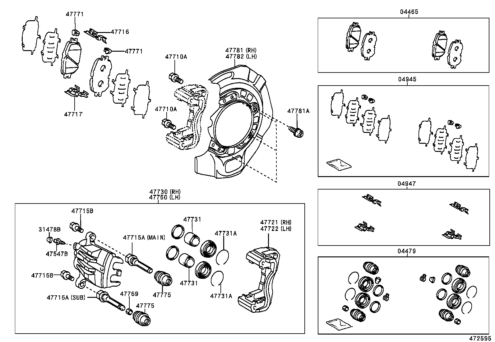  ES300 330 |  FRONT DISC BRAKE CALIPER DUST COVER