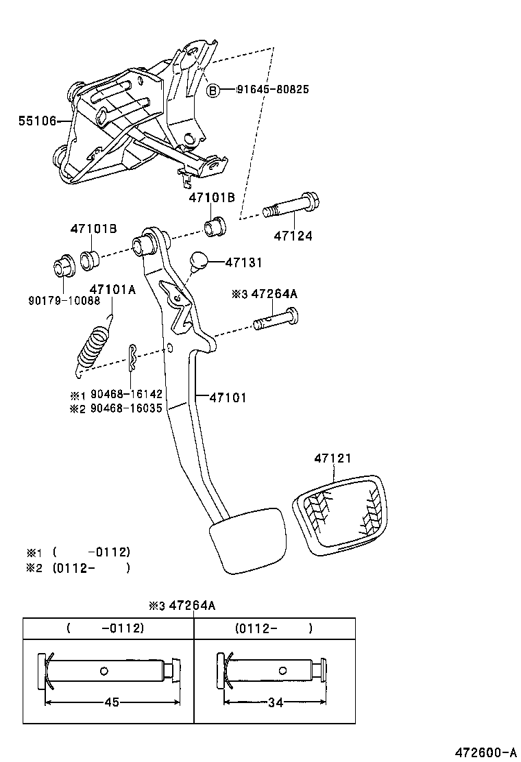  ES300 330 |  BRAKE PEDAL BRACKET