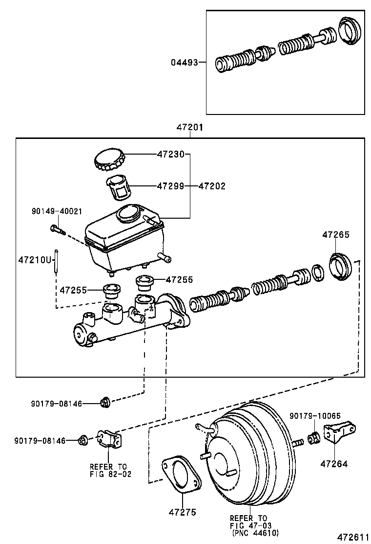  IS300 |  BRAKE MASTER CYLINDER