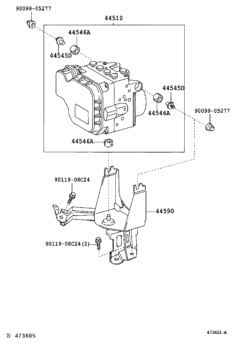  CAMRY JPP |  BRAKE TUBE CLAMP