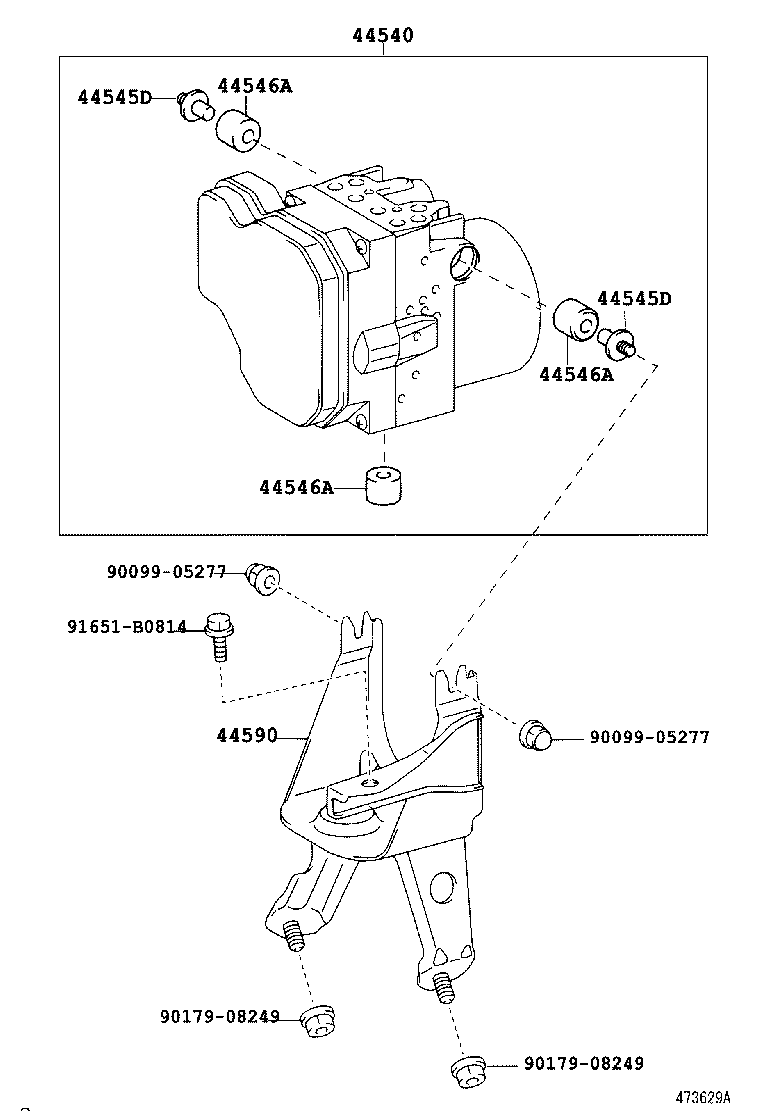  LS430 |  BRAKE TUBE CLAMP