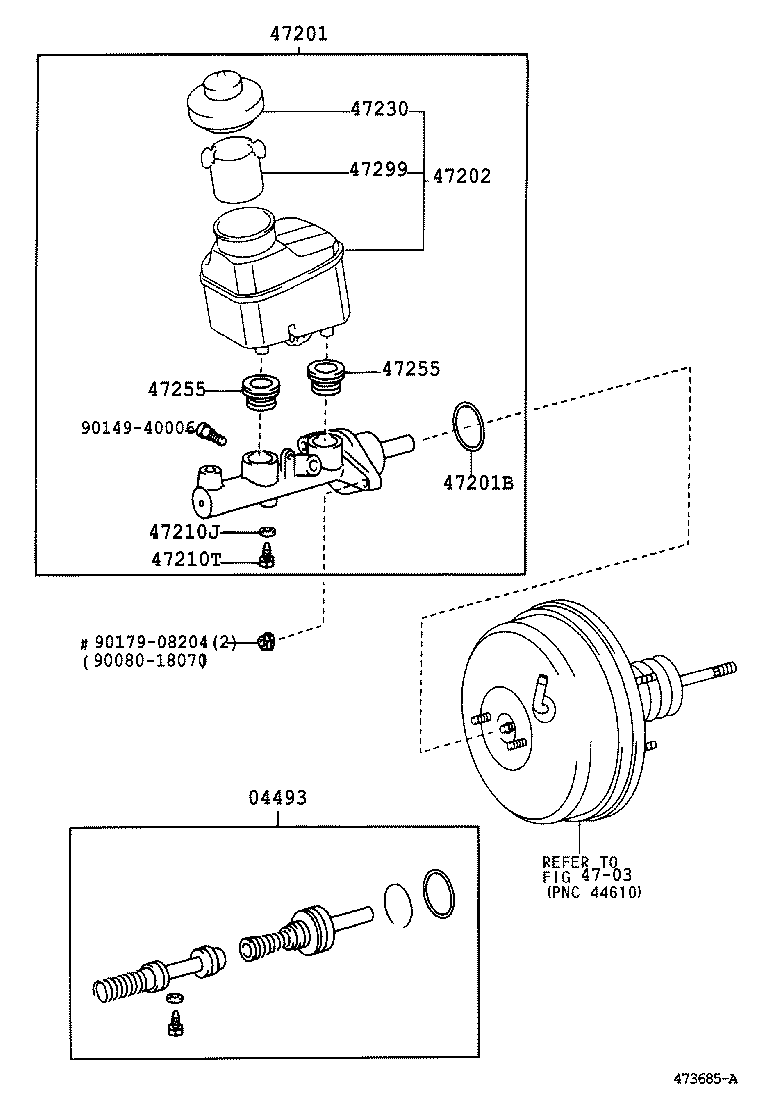  CAMRY NAP |  BRAKE MASTER CYLINDER