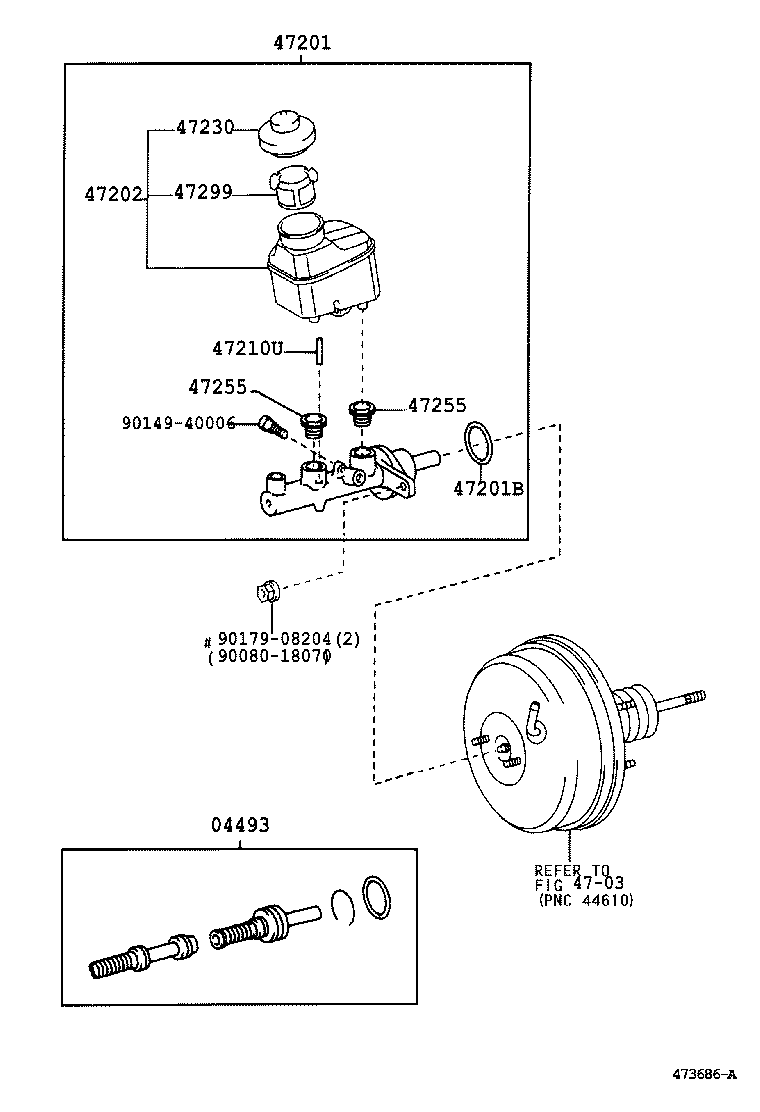  CAMRY NAP |  BRAKE MASTER CYLINDER