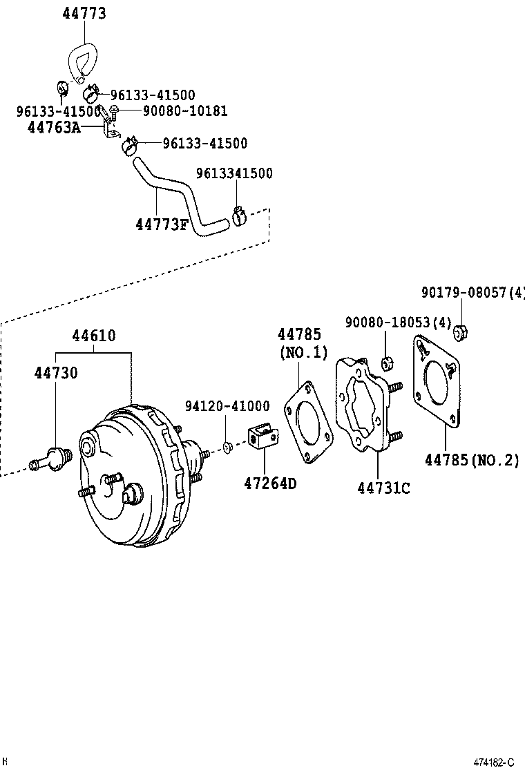  SEQUOIA |  BRAKE BOOSTER VACUUM TUBE