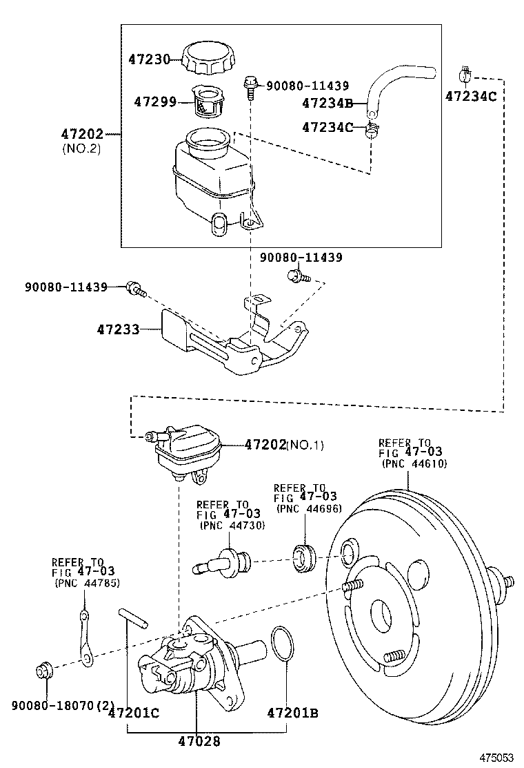  RX330 350 NAP |  BRAKE MASTER CYLINDER