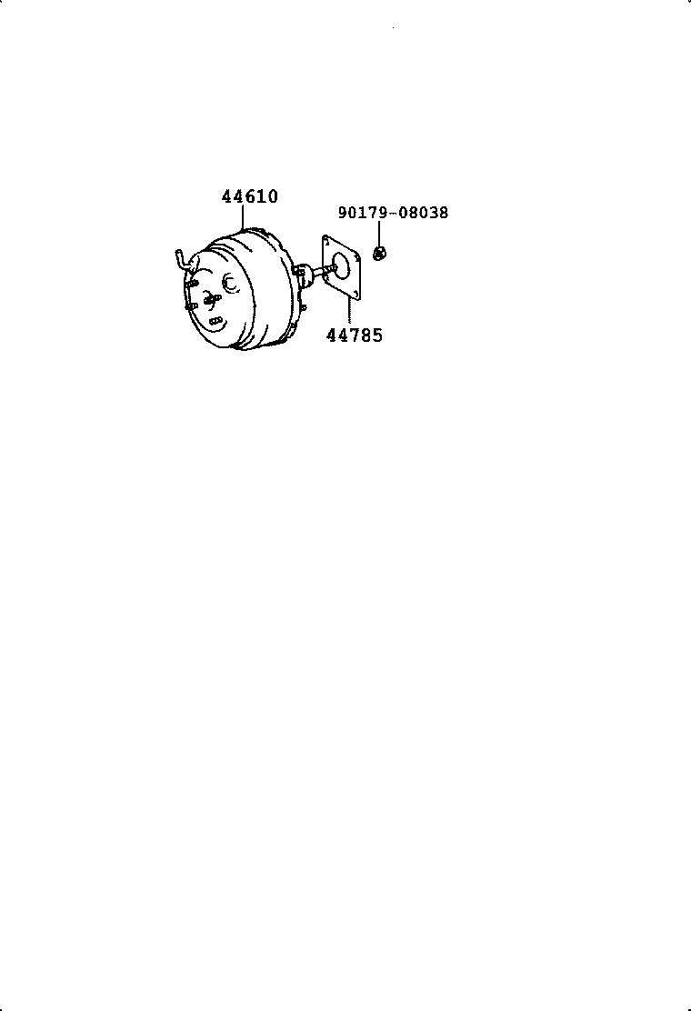  4 RUNNER TRUCK |  BRAKE BOOSTER VACUUM TUBE