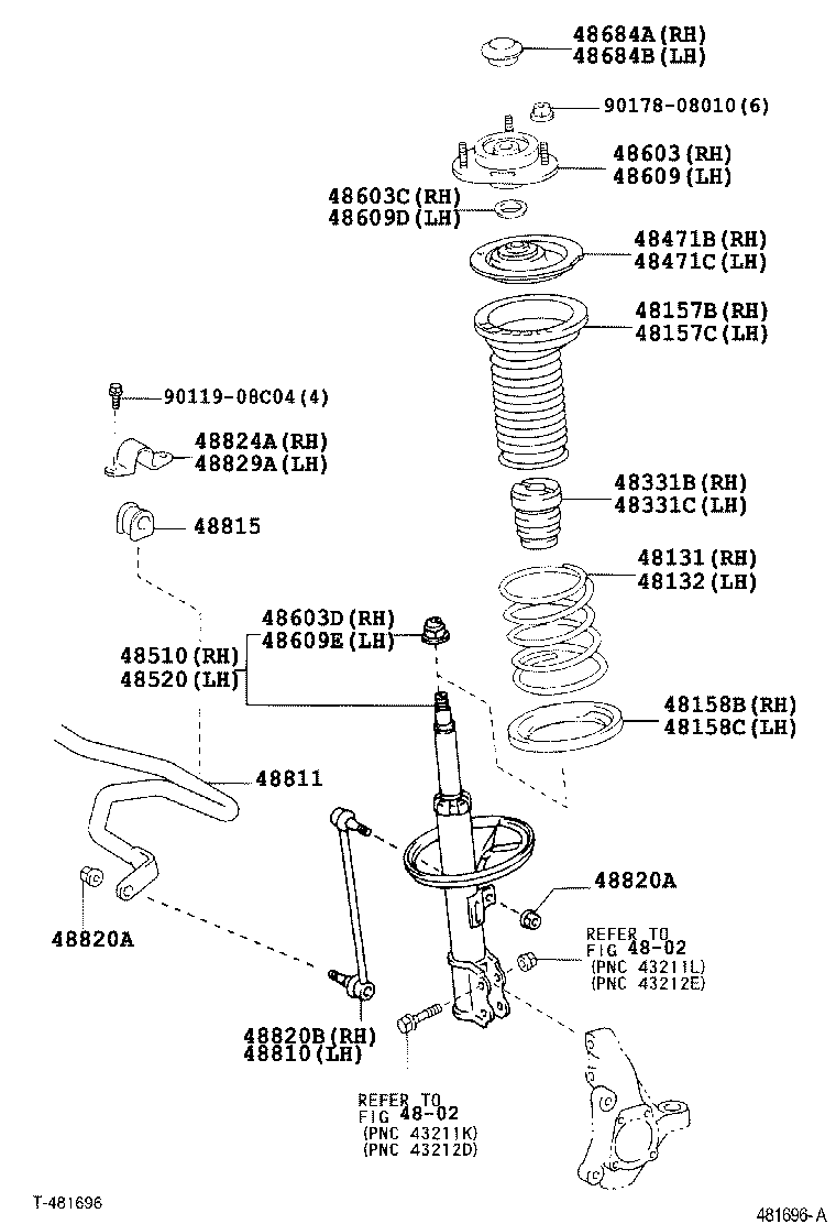  PRIUS |  FRONT SPRING SHOCK ABSORBER