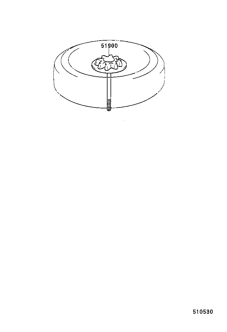  CELICA |  SPARE WHEEL CARRIER